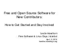Getting Started in Free and Open Source Software