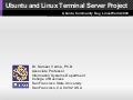 Ubuntu and Linux Terminal Server Project