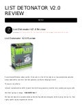 List detonator v2.0 review