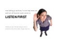 Listen First: SMB strategies series