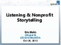 Listening & Nonprofit Storytelling