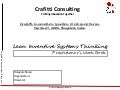 Lean Inventive Systems Thinking Work Book