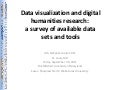 Data visualization and digital humanities research
