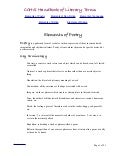 Literary terms
