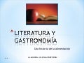Literatura y gastronomía