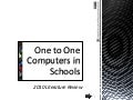 1:1 Computing in schools