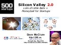 Silicon Valley 2.0: Lots of Little Bets (Hong Kong, May 2013)