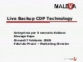 Live Backup CDP Technology