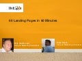 Optimizing 60 Landing Pages in 60 Days