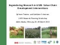 Engendering research in LIVES value chain development interventions