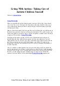 Living with autism   taking care of autistic children yourself
