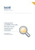 Indexing Text and HTML Files with Solr