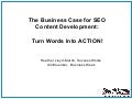 The Business Case for SEO Content Development