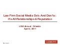Legal Marketing Association Annual Conference Presentation by Kevin OKeefe