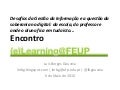 Desafios da Gestão da Informação e a questão da soberania no digital: da escola, do professor e onde o aluno fica em tudo isto..