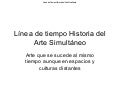 LíNea De Tiempo Historia Del Arte SimultáNeo