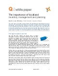 The importance of localized inventory management and planning