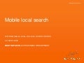 Local mobile search April09 V1.2
