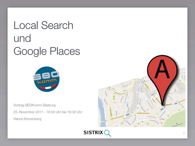 Local Search und Google Places