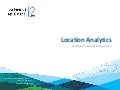 Location Analytics - Conferencia Esri España 2012
