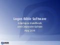 Logos Employee Handbook and Corporate Culture
