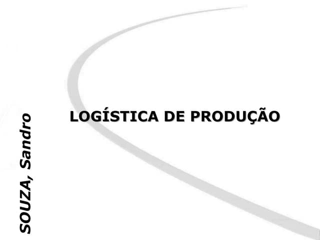 Logística de produção