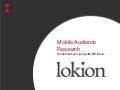 Mobile Audience Research