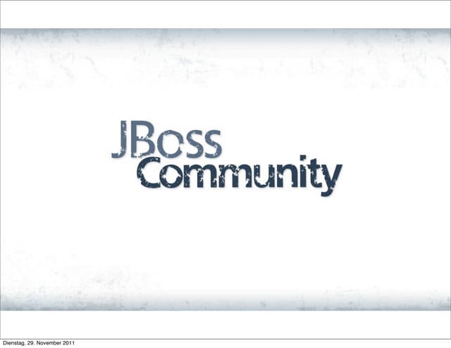 November JBUG - Heiko Rupp: 'RHQ & ...