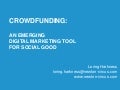 Crowdfunding For Social Good