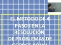 Los 4 pasos para la resolucion de problemas de pólya