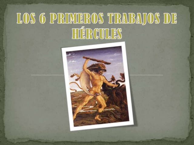 Los doce trabajo de Hercules 1