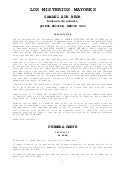 Los Misterios Mayores