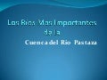 Los ríos mas importantes