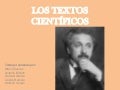 Los textos científicos