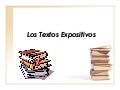 Los textos expositivos