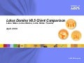 Lotus Domino 8.5 Client Comparison