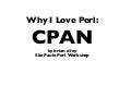 Why I Love CPAN