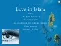 Love In Islam