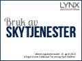 Lovlig bruk av skytjenester