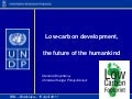 Low carbon development, the future of humankind
