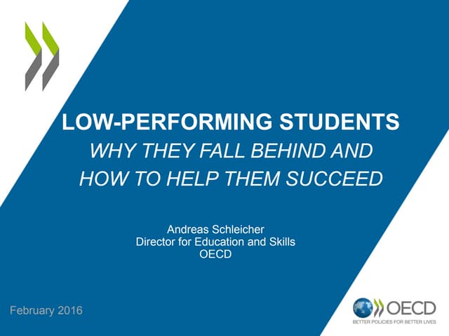 Low-Performing Students- Why They ...