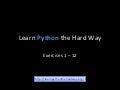 Learning Python - Week 1