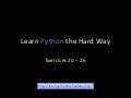 Learning Python - Week 3
