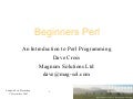 LPW: Beginners Perl
