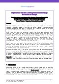 Experiences with the Learning Resource Exchange for schools in Europe