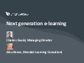  Next generation of e-learning: Making corporate learning personal 