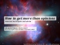 How to get more than opinions: UX tips for customer development