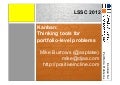 Kanban: Thinking tools for portfolio-level problems