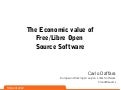 Economic value of open source