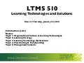 Learning Technologies and Solutions-Class 2